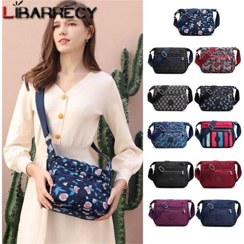 2021 Casual Ladies Shoulder Bags Fashion Floral Pattern Designer Women Messenger Bag High Quality Oxford Womens Travel Bags Sac