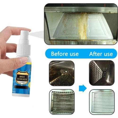 30ML Grease Cleaner Fast Effect All-purpose Degreaser High-effective Cleaning Oil Satin Remover for Kitchen
