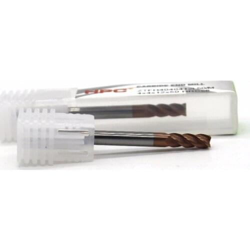 4*4*50 of 4 flutes HRC 58 mill cutter solid carbide end mill CNC machine