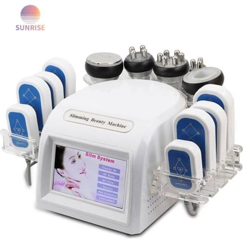 2020 Portable 6 in 1 Lipo 40K Cavitation Multi Polar Vacuum Slimming Machine Body Shaping