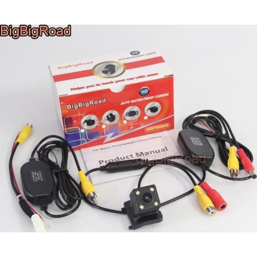 BigBigRoad For Mazda 6 Atenza Mazda6 Sedan 2013 2014 2015 RCA & Original Screen / Monitor Compatible Rear View CCD Camera (6V)