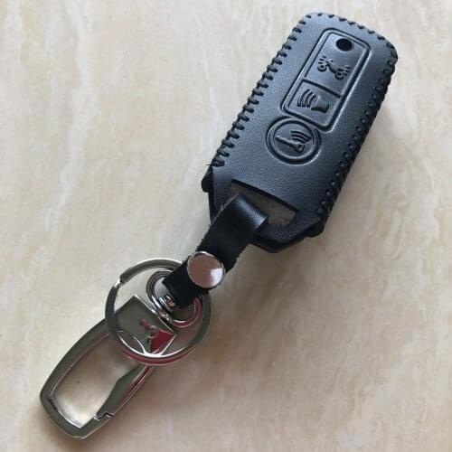Keyless Smart Remote Genuine Leather Key FOB Case For Honda Motor PCX 125 150 MOTORBIKE Scooter Protect Cover