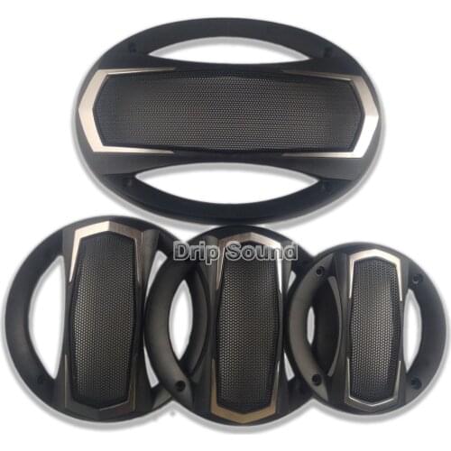 For 4"/6.5"/6"x9" inch Car Audio Speaker Conversion Net Cover Decorative Circle Metal Mesh Grille