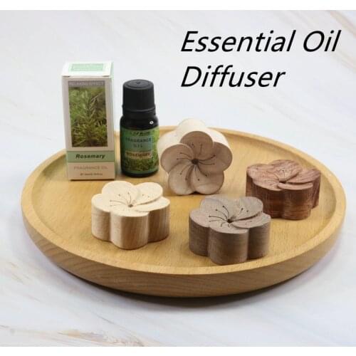 Household Essential Oil Aromatherapy Diffuser Wooden Diffuser Eco-Friendly Fragrance Diffused Wood Refreshing Sleep Incense Tool