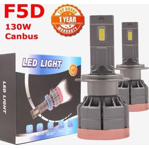 F5D 130W 13000LM H7 H4 9005 9007 H11 h13 LED Headlights Bulb Fog Light H8 9005 9006 H1 880 Car LED Headlamp Kit