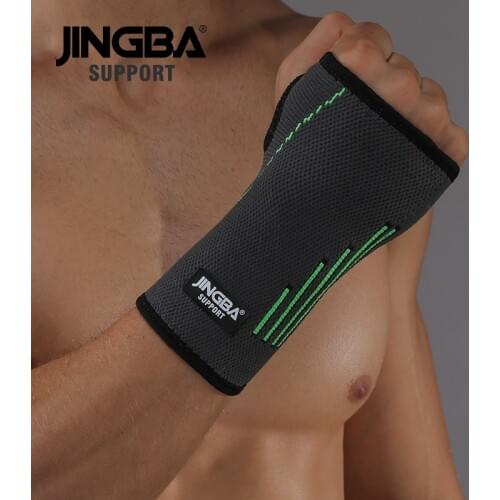 JINGBA SUPPORT 1PCS Nylon Wristband weightlifting Wrist Support boxing hand wraps wrist brace boxing wrist handguard