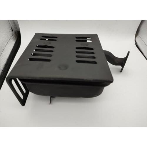 Gasoline engine generator 154F exhaust pipe muffler silencer With side protection