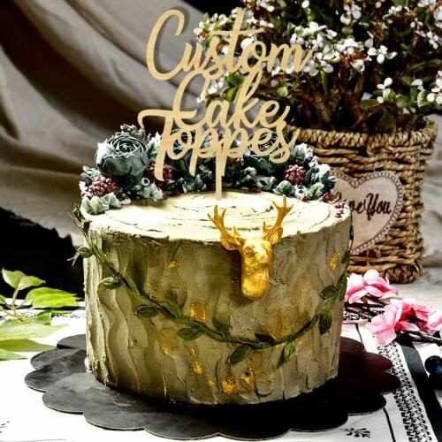 Custom made Cake Topper,multiple colour, Personalized Cake Topper, Custom Text Birthday, Bride, Marry, Wedding, Graduate