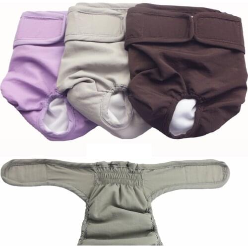 Reusable Washable Dog Diapers Adjustable Wraps Sanitary Pants Pets Durable Doggie Super-Absorbent Underwear Shorts