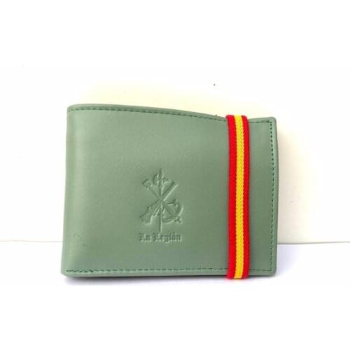 Mens wallet Spanish Legion flag Spain wallet card holder Legionaires purse + fabric bracelet for the Spaniards