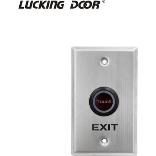 Stainless Steel Door Bell Switch Infrared No Touch Panel For Access Control Electric Lock Door Exit Push release Button ST70