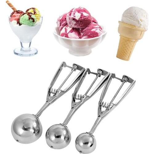 Stainless Steel Ice Cream Spoon 4-6 Cm Mashed Potato Spoon Kitchen Gadgets Stainless Steel Ice Cream Spoon Ice Cream Spoon