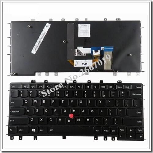 English NEW Keyboard For Lenovo For Thinkpad S1 For Yoga 12 For Yoga S240 US Laptop Keyboard With backlight