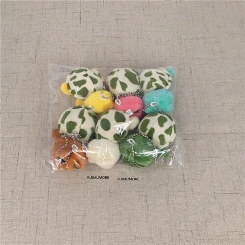 New Small 6CM Tortoise Pendant Keychain Plush Toy , Stuffed Animal Plush Doll