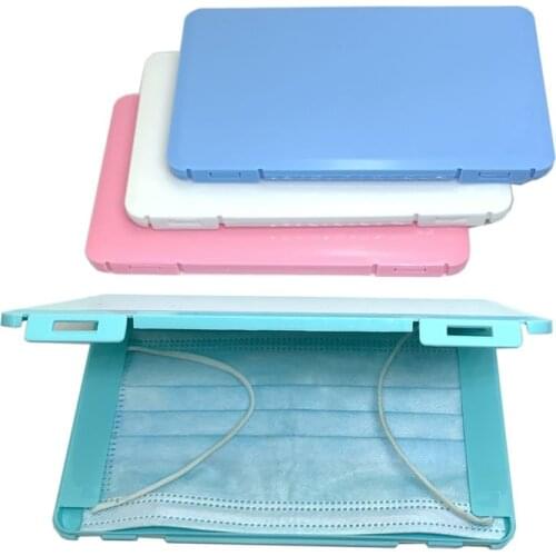 PP Mask Storage Box Mask Holder Portable Dust-Proof Moisture-Proof Childrens Student Mask Box Available In Multiple Colors
