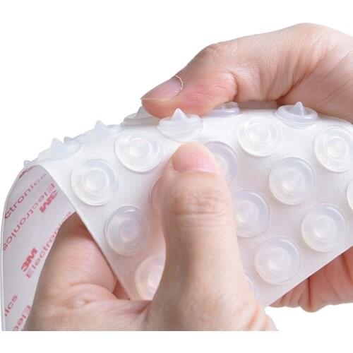 Self Adhesive Silicone Furniture Pads Cabinet Bumper Stop Rubber Damper Buffer Cushion Protect Anti-collision Reduce Noise Tools