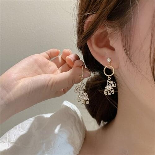 Серьги висячие New Cute Hanging Earrings Korean Fashion Cool Stuff Unusual Long Bowknot Pearl Jewelry Pendientes Colgantes 226