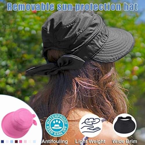 New Style Hat For Women Sun Visor Hats Female Anti-ultraviolet Empty Hat Uv Protection Hot Summer Outdoor Beach Caps Wholesale