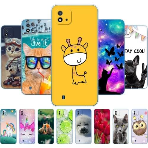 For Realme C20 Case Silicon Back Cover Phone Case For OPPO RealmeC20 C 20 Soft Case bumper Funda TPU Coque Capa Etui 6.5inch