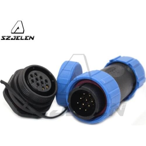 SP2110/SY2112, 10 pin outdoor connectors,panel mount connector,cable connector,waterproof plug IP68