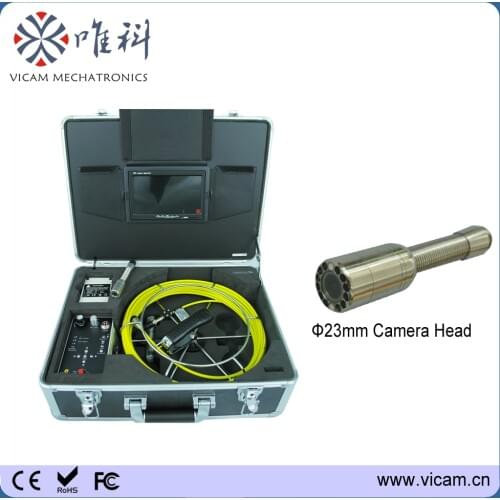Vicam hot sale portable classic model 40m cable 7 inch monitor sewer drain video inspection camera with DVR function