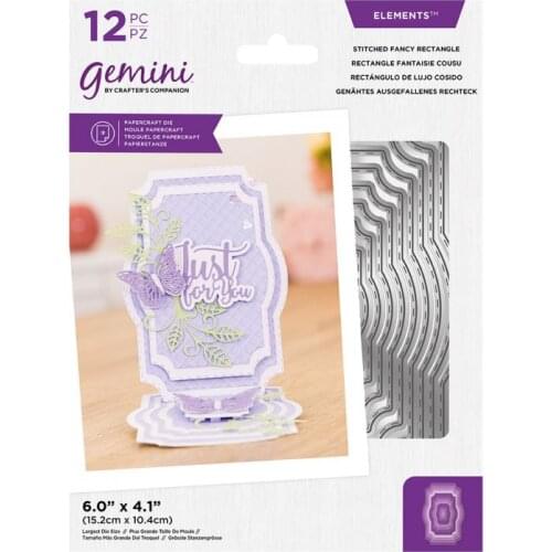 2021 AliliArts Metal Cutting Dies Stitched Fancy Rectangle diy Scrapbooking Photo Album Decorative Embossing PaperCard Crafts