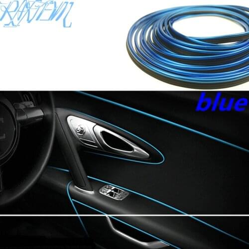 5m Car Interior Mouldings Trim Decorative Strip Line for Volkswagen VW Golf 4 6 7 GTI Tiguan Passat B5 B6 B7 CC Jetta MK5 MK6
