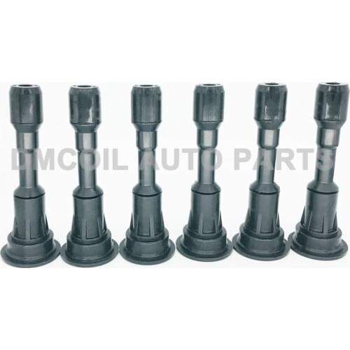 6 PCS IGNITION COIL BOOTS CONNECT THE SPARK PLUGS RESISTANCE FOR N-ISSAN GT-R (R35) 3.8 V6 3.8L V6 (2009-) 22448JF00B