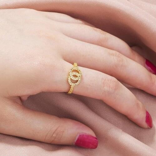 Aimening Women's Gold Rings