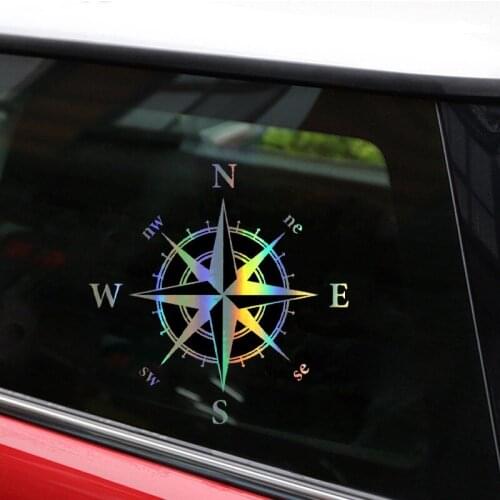 Car Stickers NSWE Compass Stickers Funny Vinyl for SSANGYONG Chairman Rexton Kyron Rodius Actyon korando Tivolan