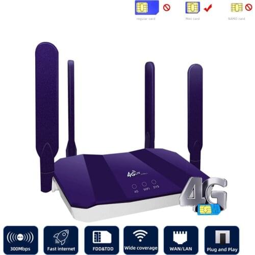 DONG ZHEN HUA B818 CPE LTE 3G 4G Wifi Router Broadband Modem 4g Mobile Hotspot WAN/LAN RJ45 Port Home Router With Sim Card Slot
