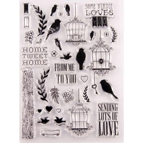 Home Sweer Home Silicone Clear Stamp Seal DIY Scrapbook Embossing Album Decor Craft Art