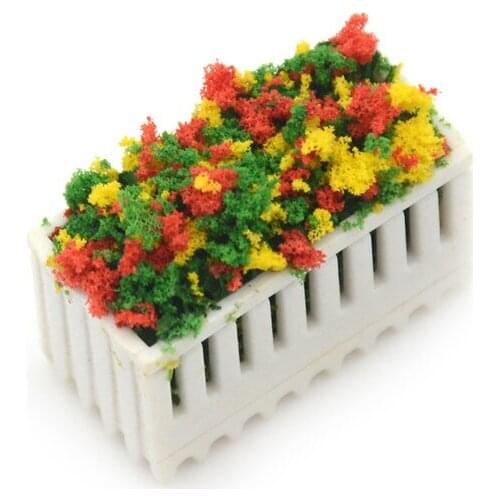 Flower Beds Plants Miniature Landscape Fairy Garden Decor Dollhouse Accessories