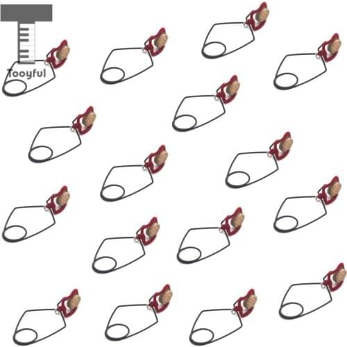 Flute Button Key Pad Indentation Clip for Flute-players Repair Tools Orchestral Instrument Maintenance Pack of 16