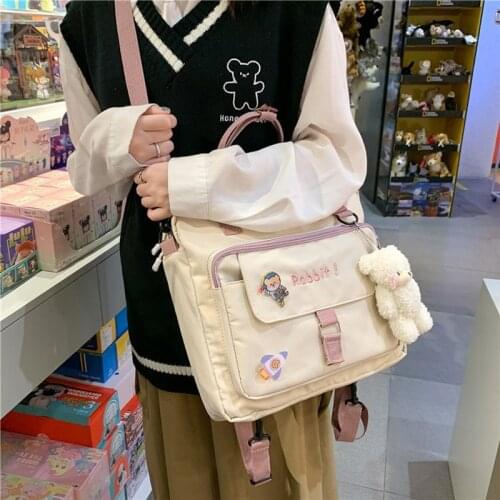 Multifunctional Japanese Student Backpack Women Satchels Large-capacity Shoulder Bag Tote School Bags Girls Mochila Feminina