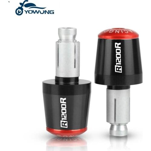 Handle Bar Ends Grips 7/8" 22mm Motorcycle Handlebar Counterweight Plug Slider FOR BMW R1200R 2012 2013 2014 2015 2016 2017 2018