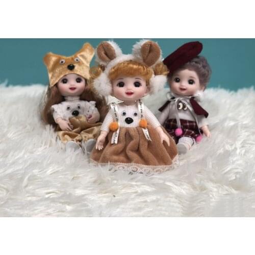 New 16 Cm Doll Princess Set Dress Up 13 Removable Joint Doll 1/8 Smile Boy Doll Cute Clothes Children Toy Girl Birthday Gift