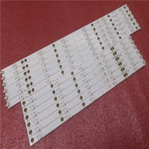 Original 1005mm LED Backlight strip For Philips 50 INCH LB-PF3030-GJFHD500611-L/R-H tv parts 12pcs