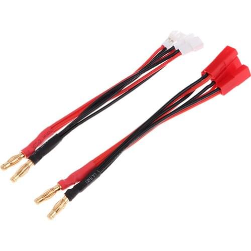 2pcs 4.0mm Banana Plug to JST Male/Female Connector Adapter Parallel Cable