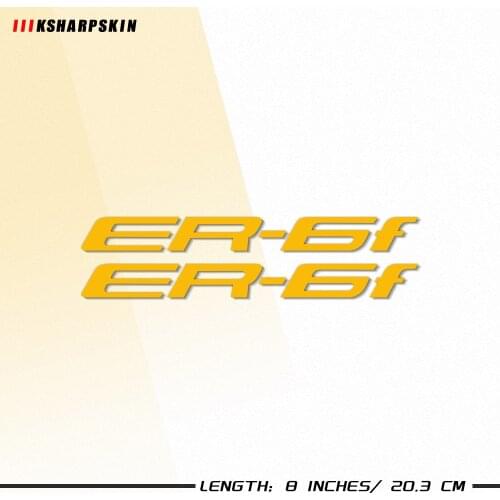 Pegatinas Motorcycle Reflective Stickers Body helmet fuel tank Waterproof logo decal For Kawasaki ER-6F er6f er 6f