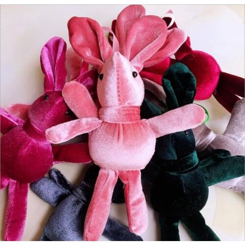 Factory direct sale wholesale 5-20 sets Wishing Bouquet rabbit doll Pendant Plush toys bouquet gift box Baby accessories bag