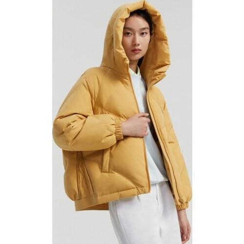 Bosideng down jacket 2020 new womens hooded short jacket loose fashion jacket B00145212