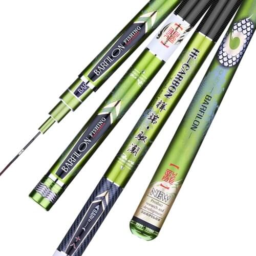 3.6M-10.0M Power Hand Olta Super Hard Taiwan Fishing Rod Vara De Pesca Carbon Carp Fishing Pole Feeder Peche Spinning Canne