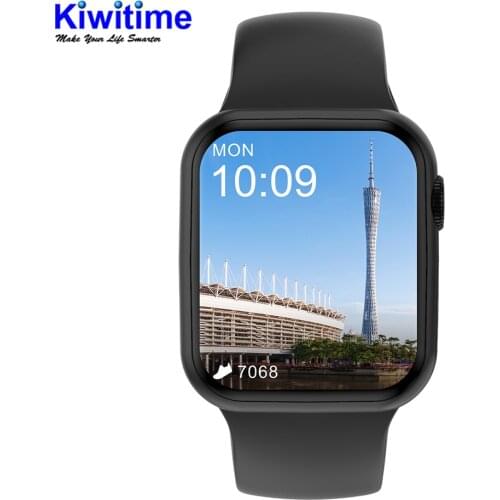 KIWITIME DT100 PLUS PRO Bluetooth Smartwatch Infinite Screen Heart Rate Monitor Customize Watch Face Make Answer Call