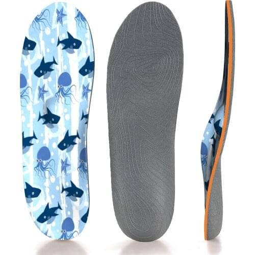 IFITNA High Elastic Insole Promote Foot Blood Circulation Running Foot Arch Insole For Pain Relief Male Shoes