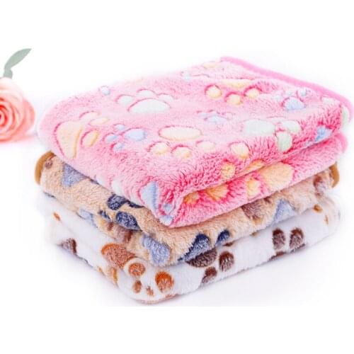 Winter Dog Bed Blankets Fleece Warm Soft Touch Large Size Dogs Cat Puppy Use Sleeping Hot Blanket Mats Pet