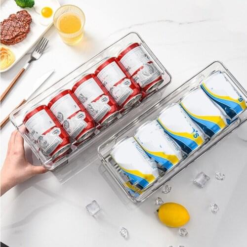 1 Set Stackable Beverage Soda Can Dispenser Organizer Rack Pet Soda Can Organizer