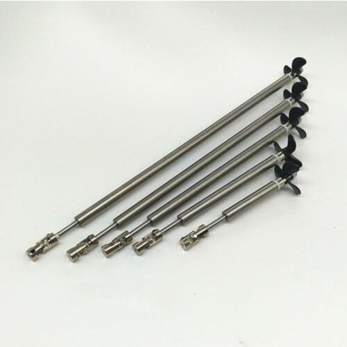 1PC RC Boat Parts Shaft Kit 3mm Stainless Steel Shaft+Shaft Sleeve Tube+3-blades Propeller+Universal Joint DIY Accessories