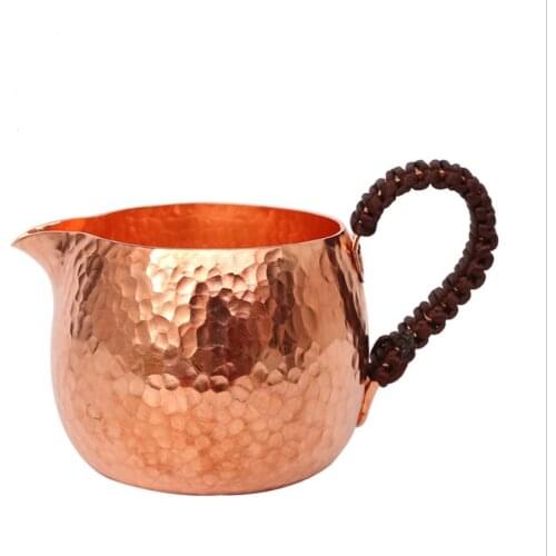 1pc 350ml pure copper hand made Milk Pitcher/Jug Latte Art Pitcher tea cup