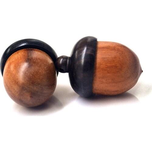 10Pcs Pine Cone Pendant Oak Diy Natural Wood Handmade Accessories Open Japanese Elegant Necklace Bracelet Clothes High Quality